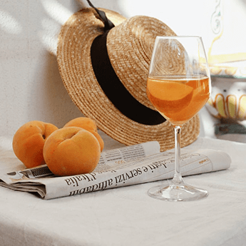 vin orange dessert