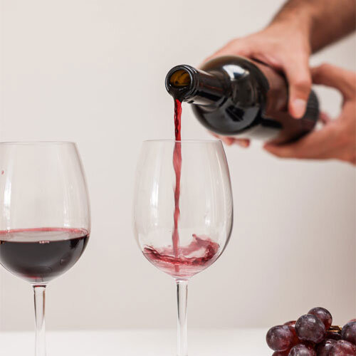 contenance verre vin rouge