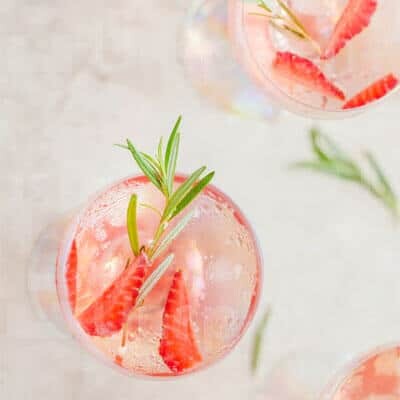 cocktail prosecco fraise