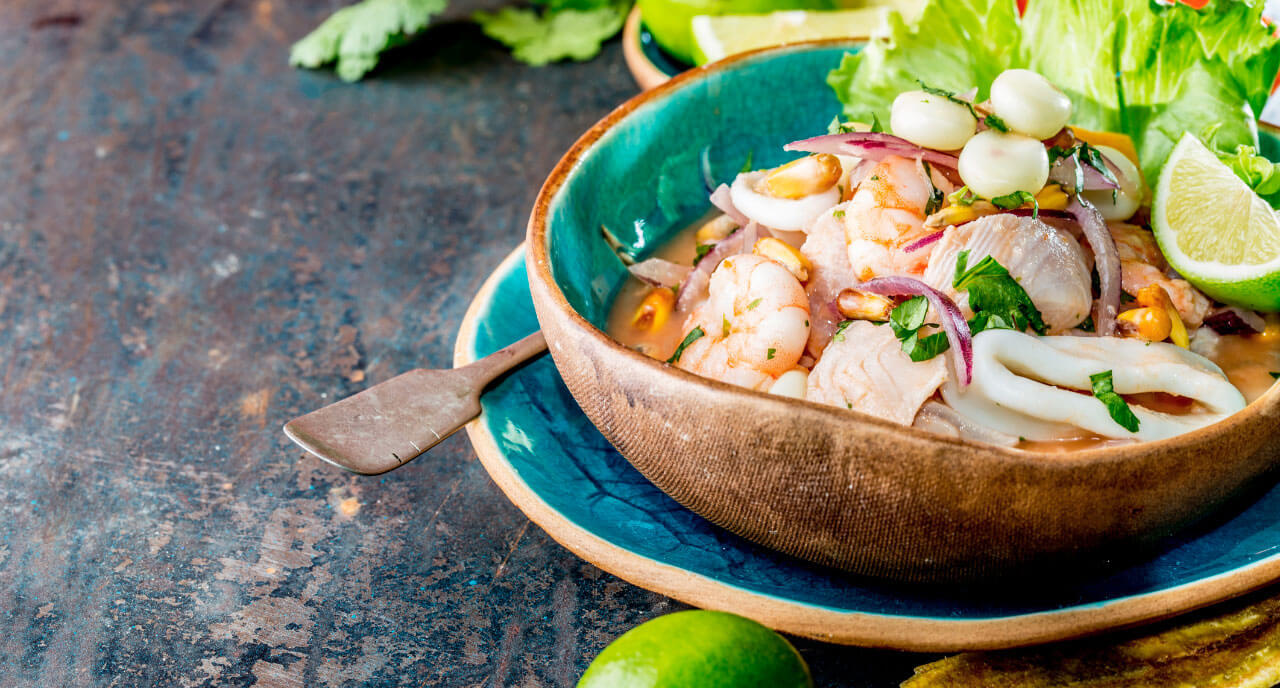ceviche mexicain crustaces