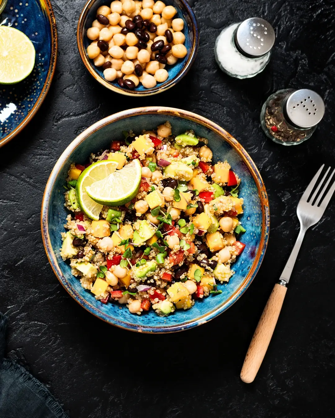 Salade mexicaine traditionnelle quinoa